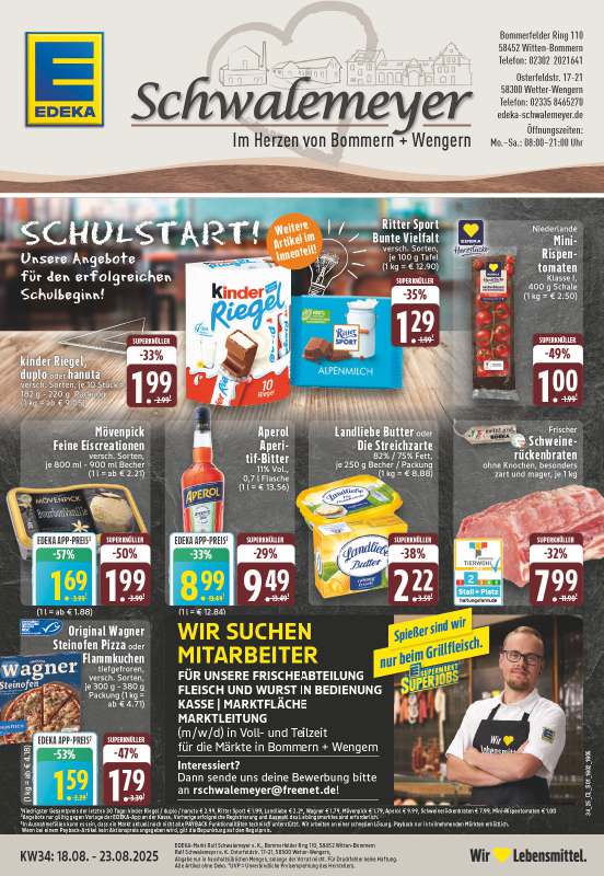 Handzettel EDEKA Schwalemeyer