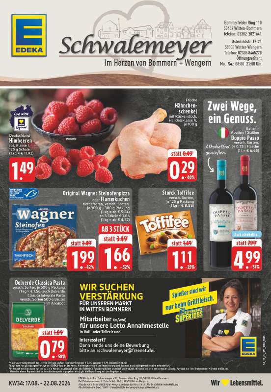 Handzettel EDEKA Schwalemeyer