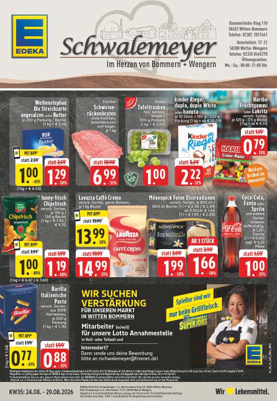 Handzettel EDEKA Schwalemeyer