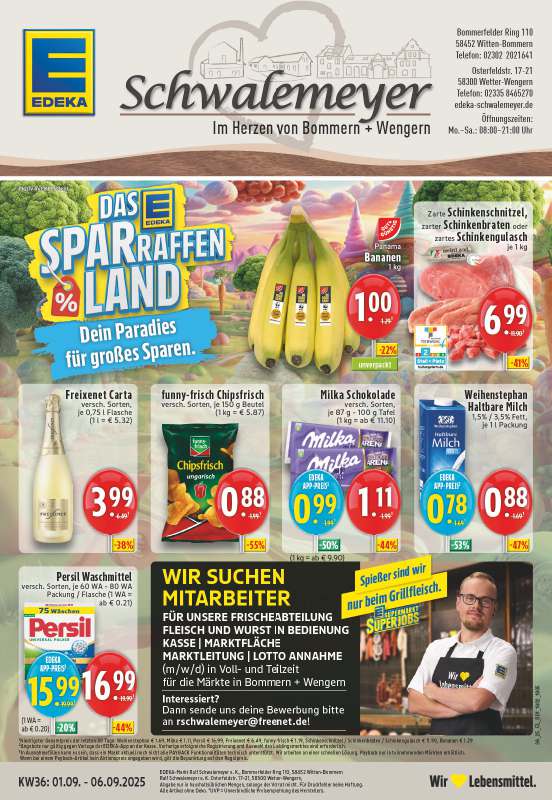 Handzettel EDEKA Schwalemeyer