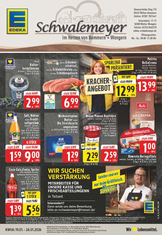 Handzettel EDEKA Schwalemeyer