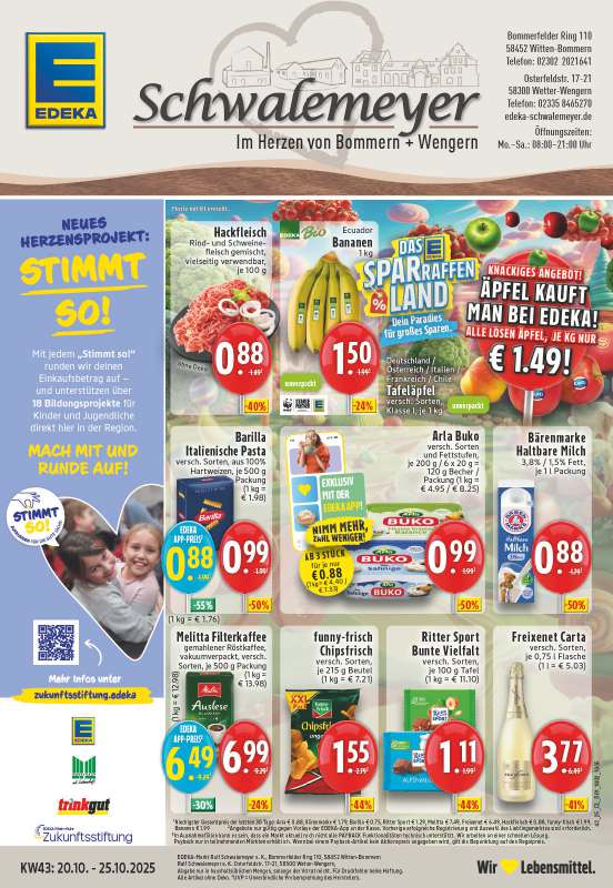 Handzettel EDEKA Schwalemeyer