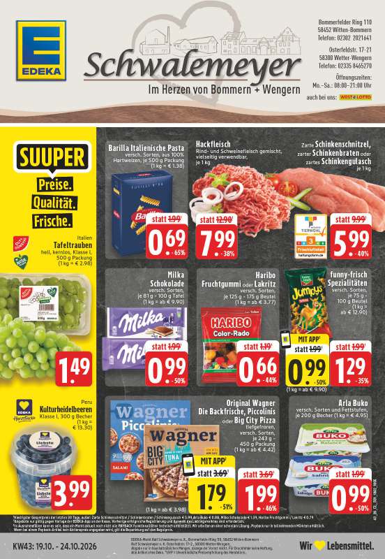 Handzettel EDEKA Schwalemeyer