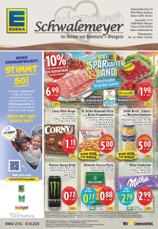 Handzettel EDEKA Schwalemeyer