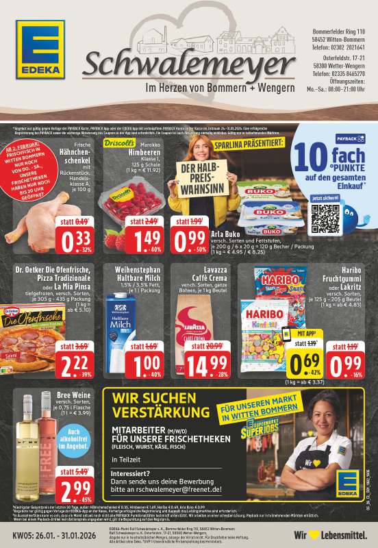 Handzettel EDEKA Schwalemeyer