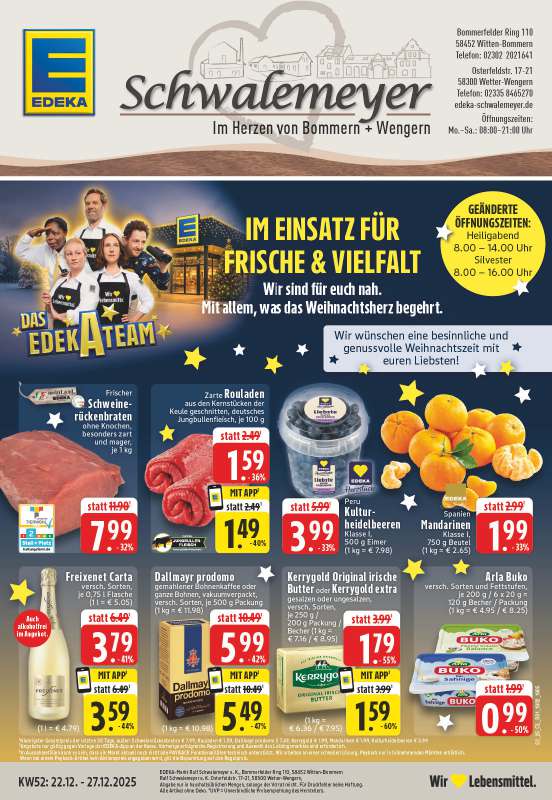 Handzettel EDEKA Schwalemeyer