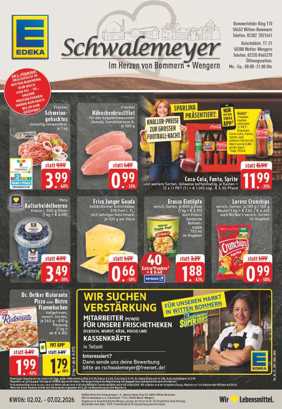 Handzettel EDEKA Schwalemeyer