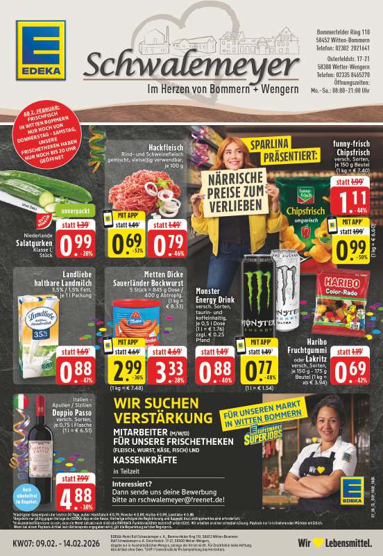 Handzettel EDEKA Schwalemeyer