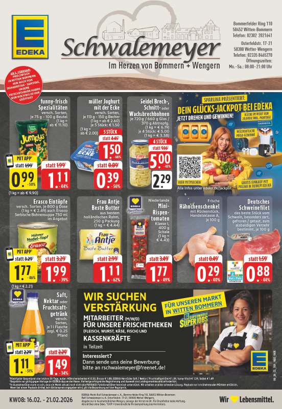 Handzettel EDEKA Schwalemeyer