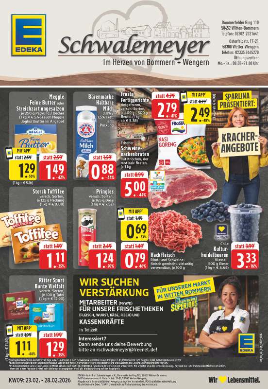 Handzettel EDEKA Schwalemeyer