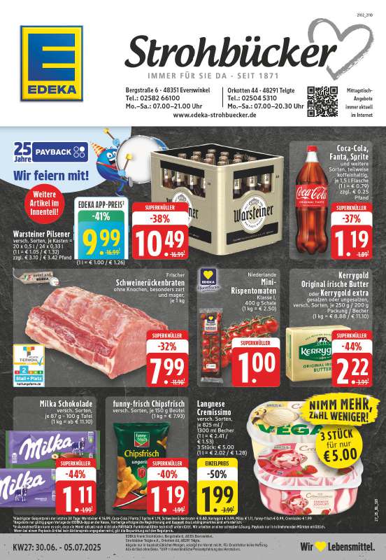 EDEKA Strohbücker - Bergstraße 6