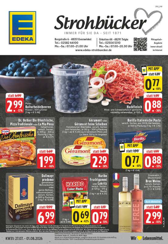 EDEKA Strohbücker - Bergstraße 6