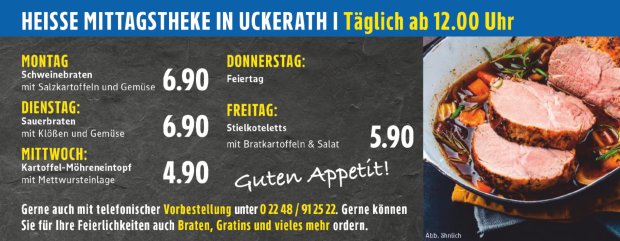 Heiße Theke