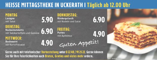 Heiße Theke