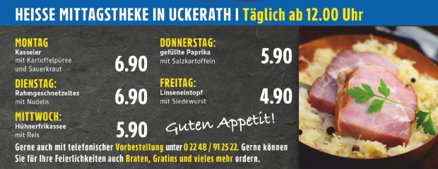 Heiße Theke