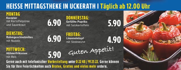 Heiße Theke