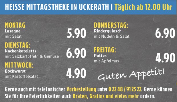 Heiße Theke