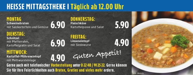 Heiße Theke