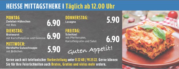 Heiße Theke