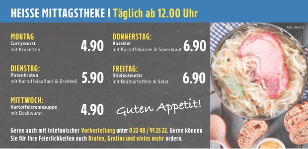 Heiße Theke