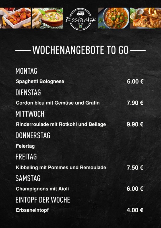 Wochenangebote TO GO