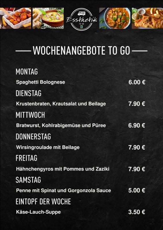 Wochenangebote TO GO
