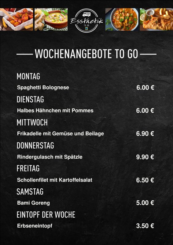 Wochenangebote TO GO