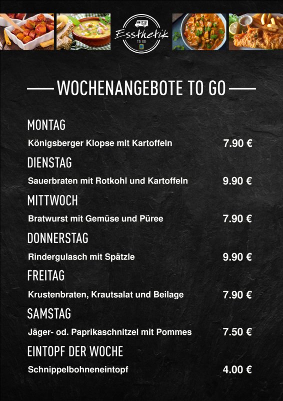 Wochenangebote TO GO