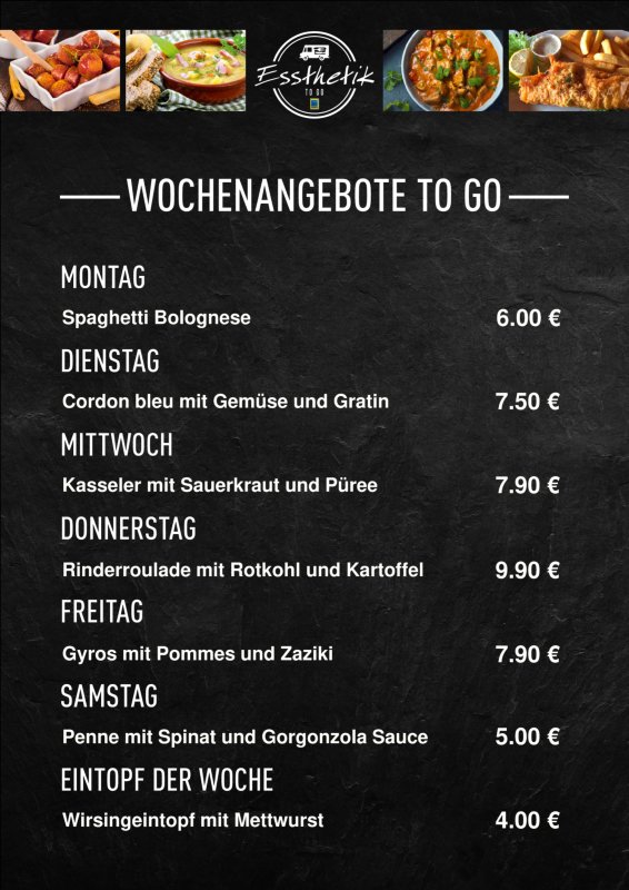 Wochenangebote TO GO