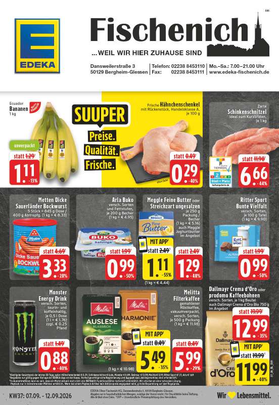 EDEKA Fischenich - Dansweilerstraße 3