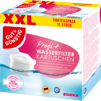 Profi+ Wasserfilter Kartuschen