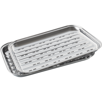 Edelstahl-Grillschalen