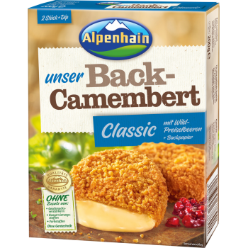 Alpenhain Back-Camembert Classic oder Back-Mozzarella Sticks