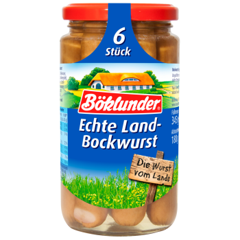 Böklunder Echte Land-Bockwurst oder Gutfried Geflügel-Bockwurst