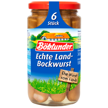 Böklunder Echte Land-Bockwurst oder Gutfried Geflügel-Bockwurst