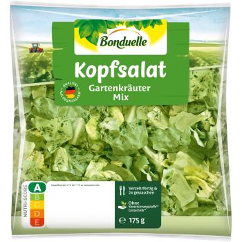 „Kopfsalat Gartenkräuter Mix“ oder „Wildkräutersalat“