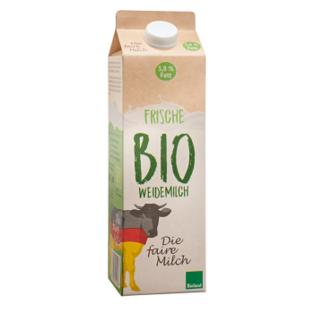 Die faire Milch Frische Bio Weidemilch