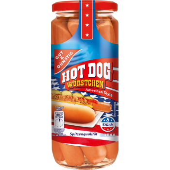 GUT & GÜNSTIG - Hot Dog Würstchen