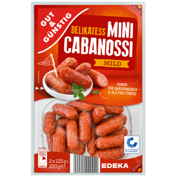 Gut & Günstig - Delikatess Mini Cabanossi