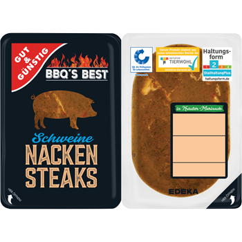 GUT & GÜNSTIG - Nacken Steaks