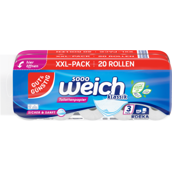 GUT & GÜNSTIG - sooo weich klassik Toilettenpapier