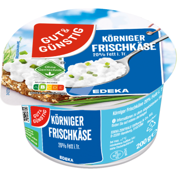 Körniger Frischkäse