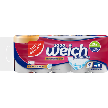 GUT & GÜNSTIG - sooo weich Toilettenpapier