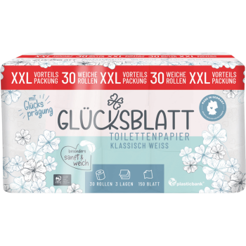 Glücksblatt Toilettenpapier