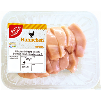 Hähnchen-Ministeaks