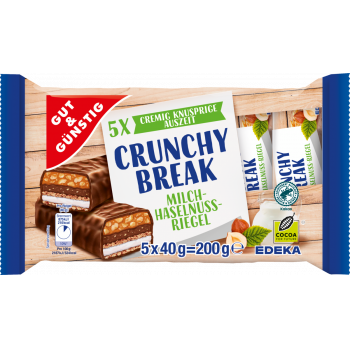 GUT & GÜNSTIG - Crunchy Break Riegel