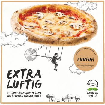 Gustavo Gusto Steinofenpizza Extra Luftig