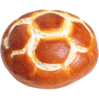 Fußball-Laugenbrötchen