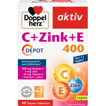 Doppelherz Vitamin C + Zink + E 400