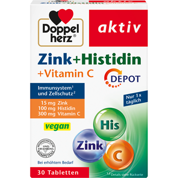 Doppelherz Zink + Histidin + Vitamin C Depot